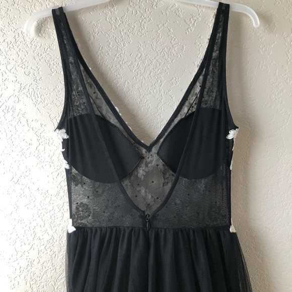 Black & White Prom Dress - Picture 4 of 6